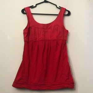 lululemon athletica Red Tank Top